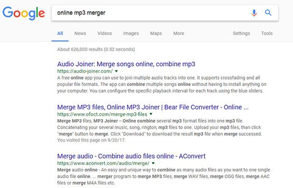 Online MP3 Merger