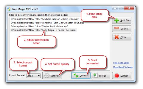 mp3 merge files into one