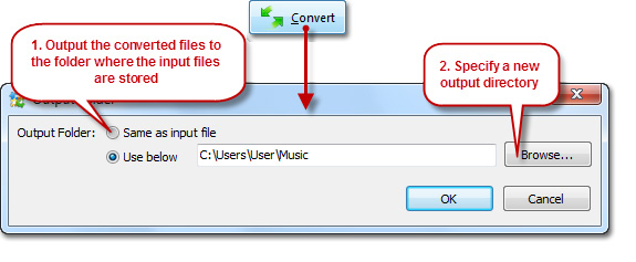 Specify Output Directory