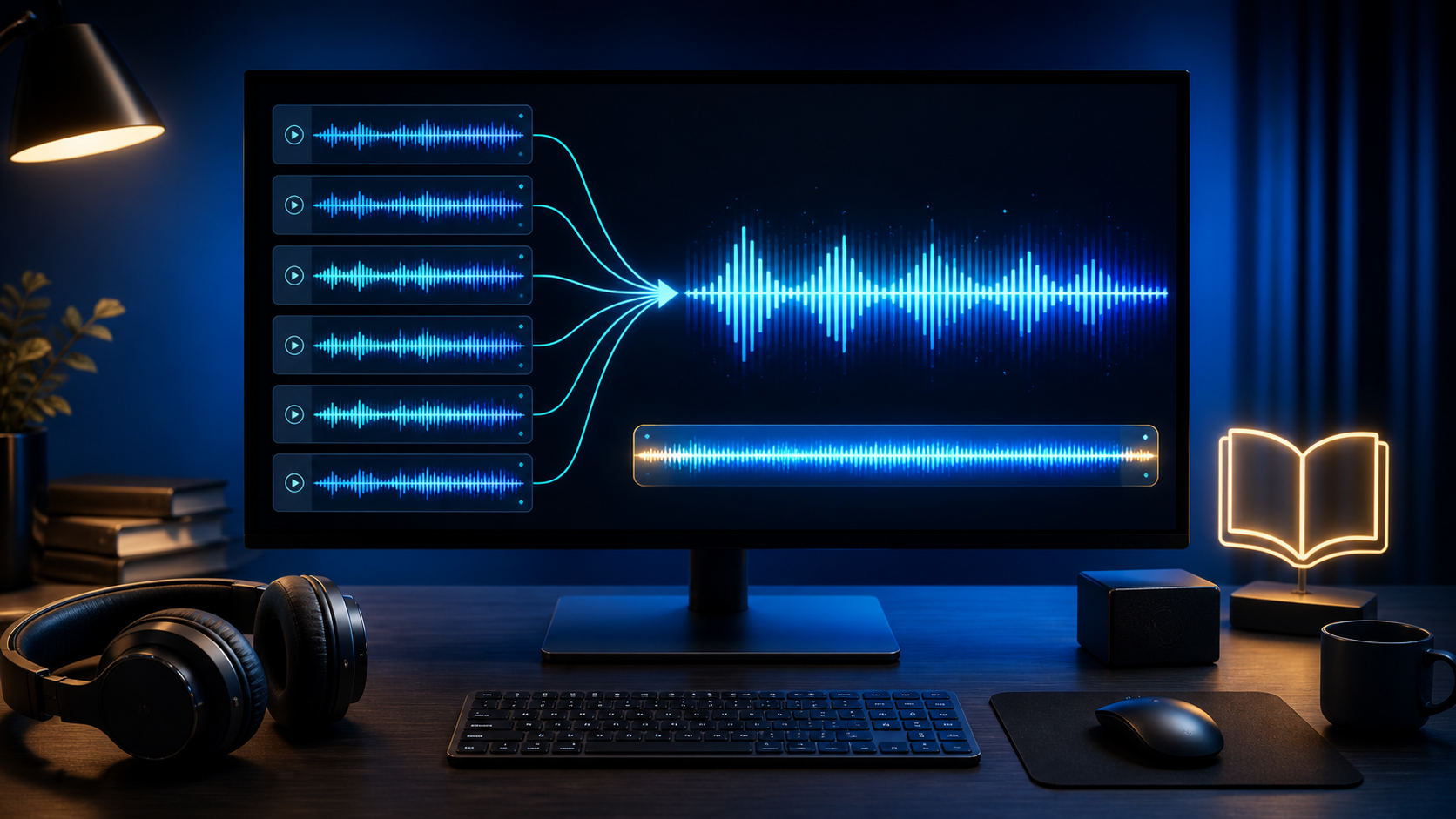 Audiobook chapters merging into one MP3 on a Windows PC